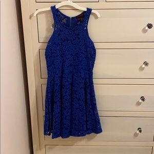 Royal Blue Lace Dress